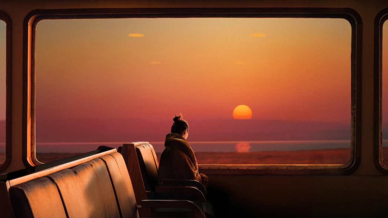 lonely train