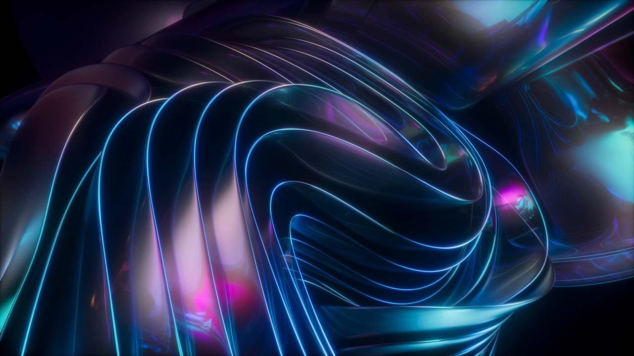 futuristic blue