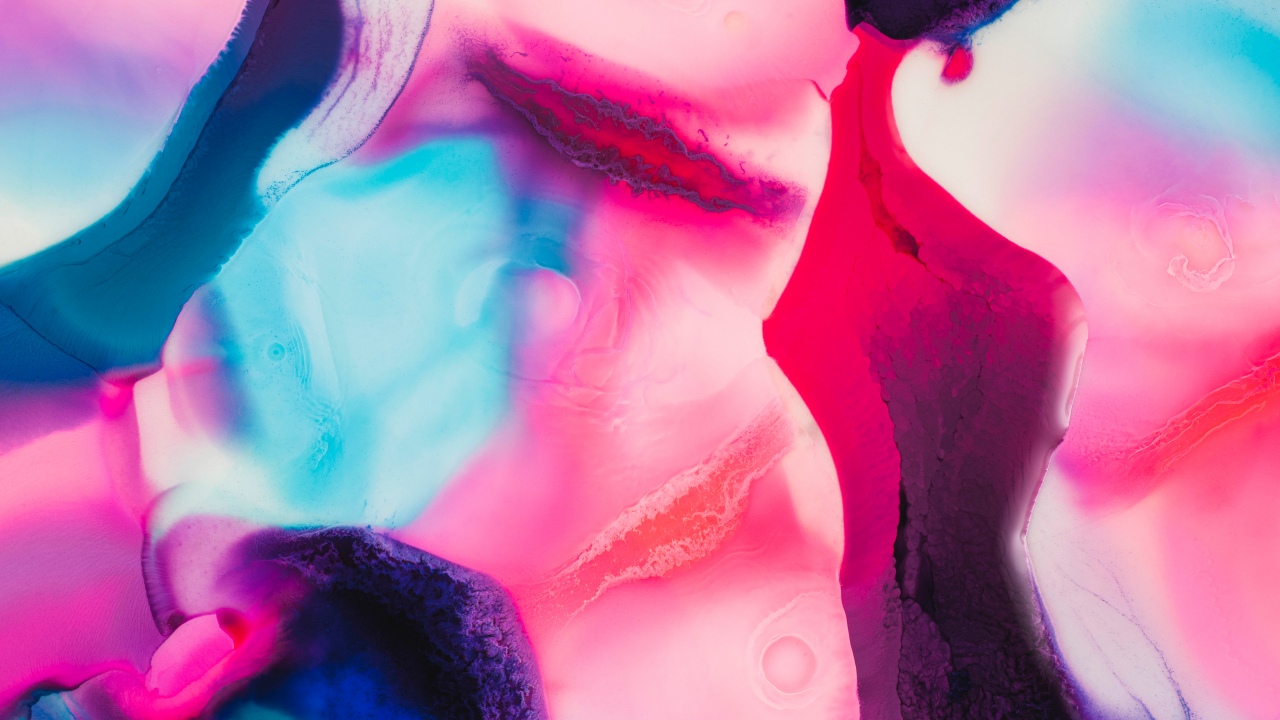 fluid art 8k pink
