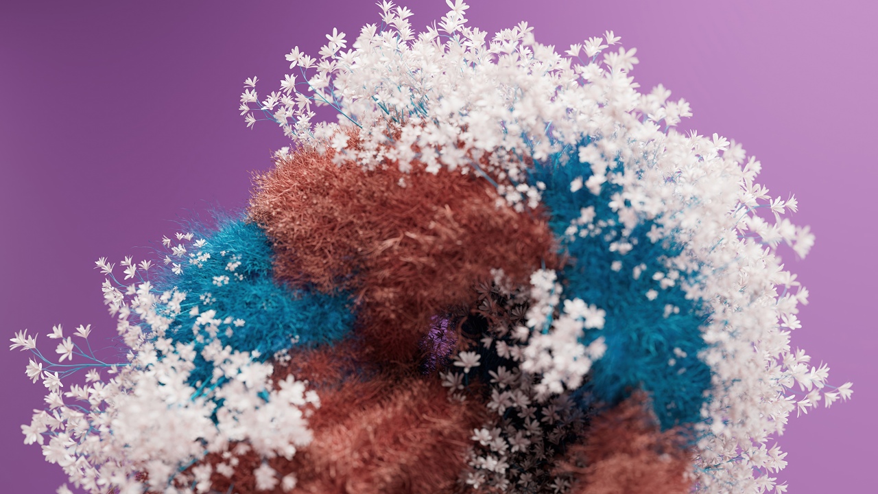 fluffy floral