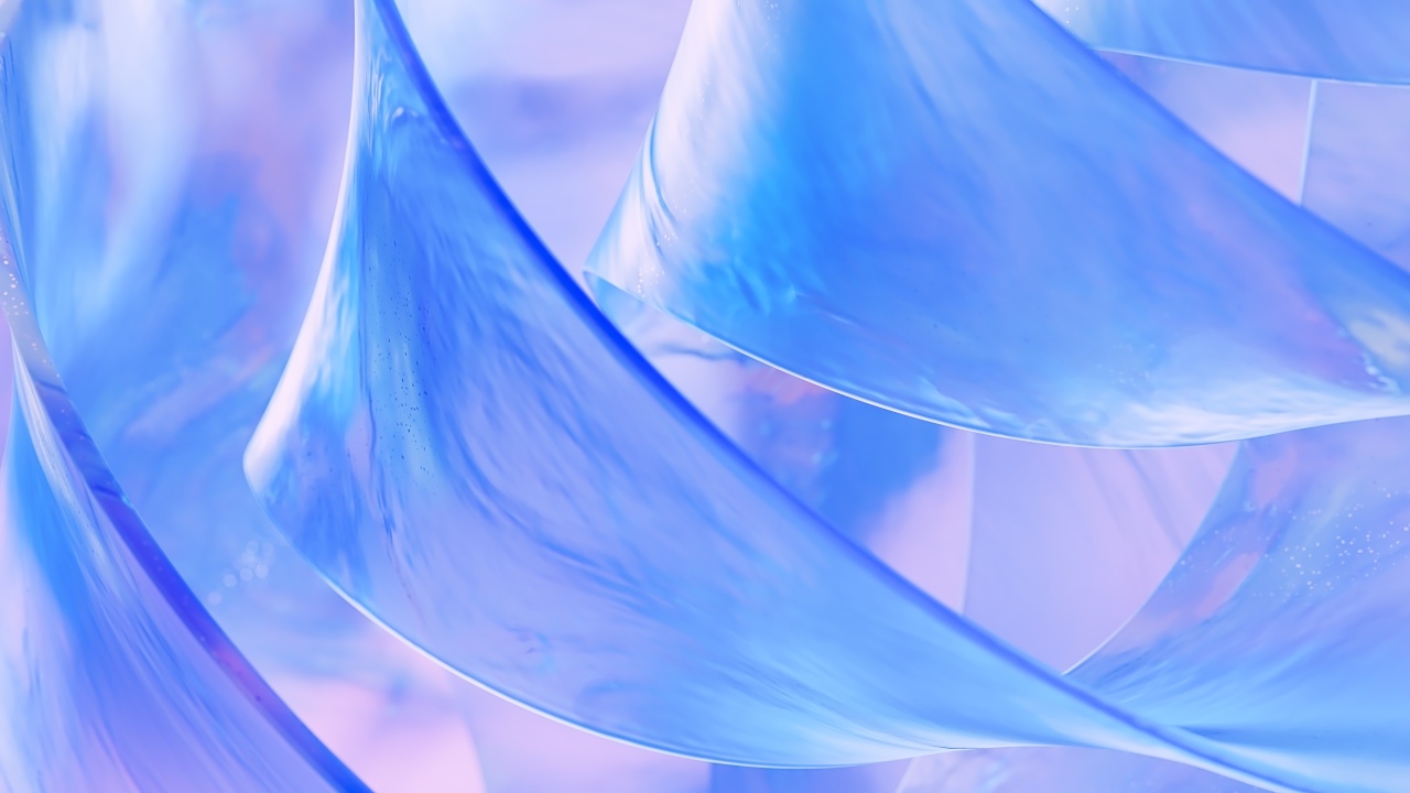 translucent ribbons