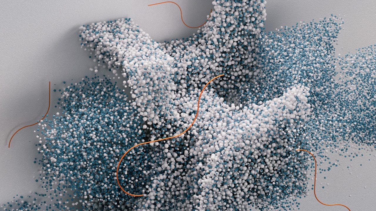 particles cloud