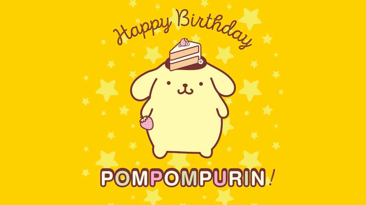 pompompurin happy