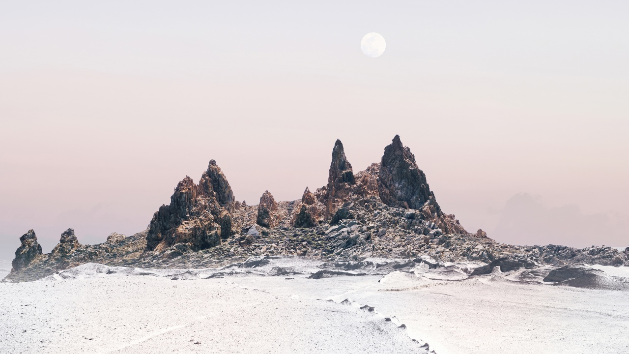 volcanic chimneys