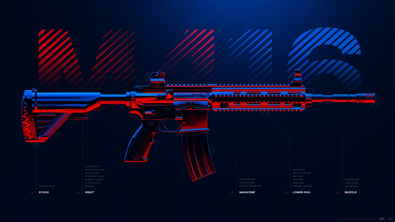 m416 assault rifle pubg mobile playerunknowns battlegrounds