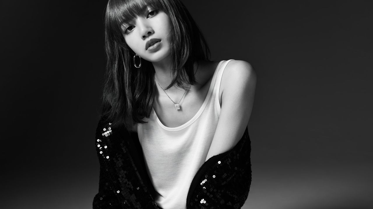 Lisa Wallpaper 4K, Blackpink, Thai singer, Black/Dark, #3239