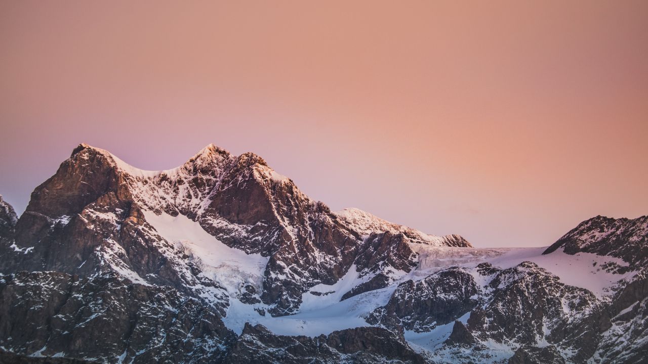 Alps Wallpaper 4K, Glacier mountains, Italy