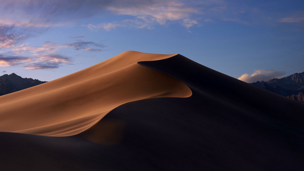 macOS Mojave 4K Wallpaper, Sand Dunes, Mojave Desert, California ...