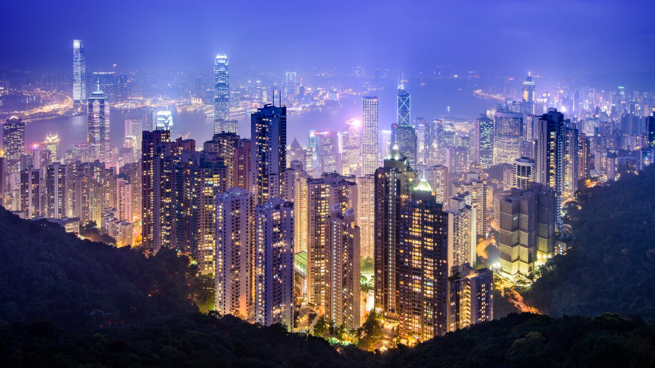 Victoria Peak Wallpaper 4K, Hong Kong City, Cityscape