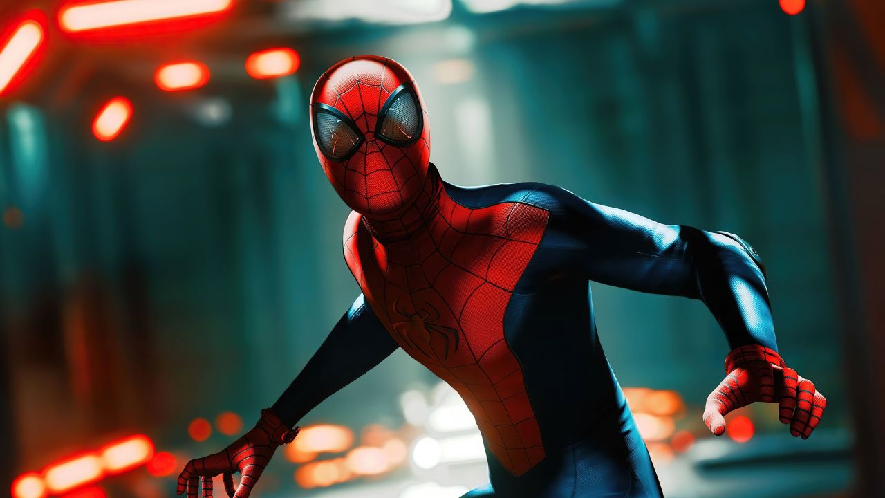 Spider-Man Wallpaper 4K, Marvel Superheroes, Fan Art