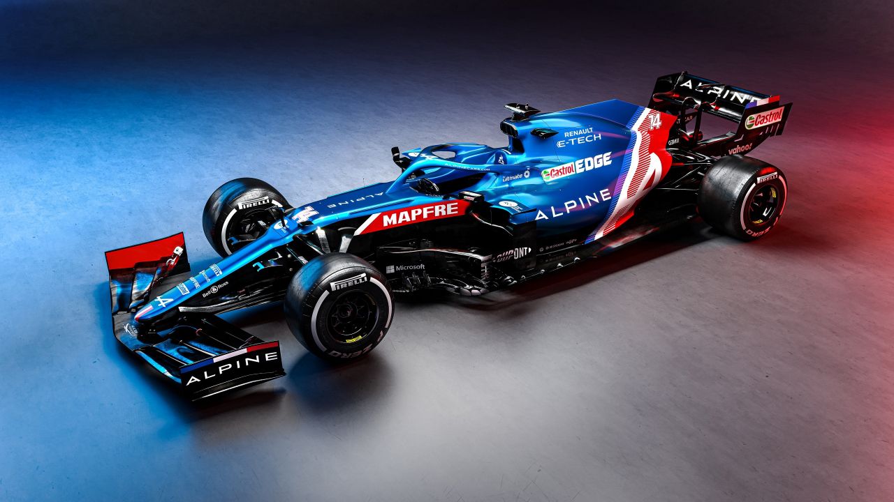 Alpine A521 Wallpaper 4K, F1 2021, F1 Cars