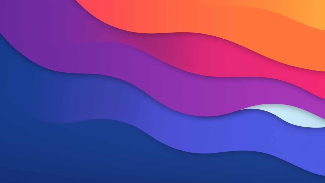 waves macos big sur colorful 5k