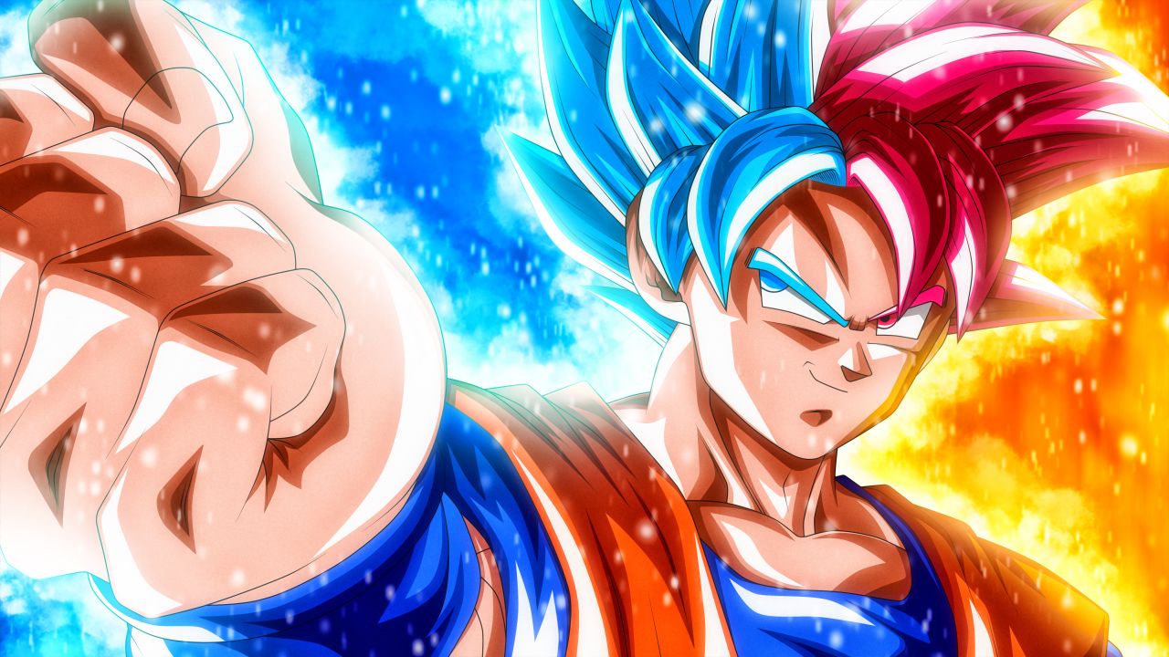 Goku Wallpaper 4K, Super Saiyan Blue