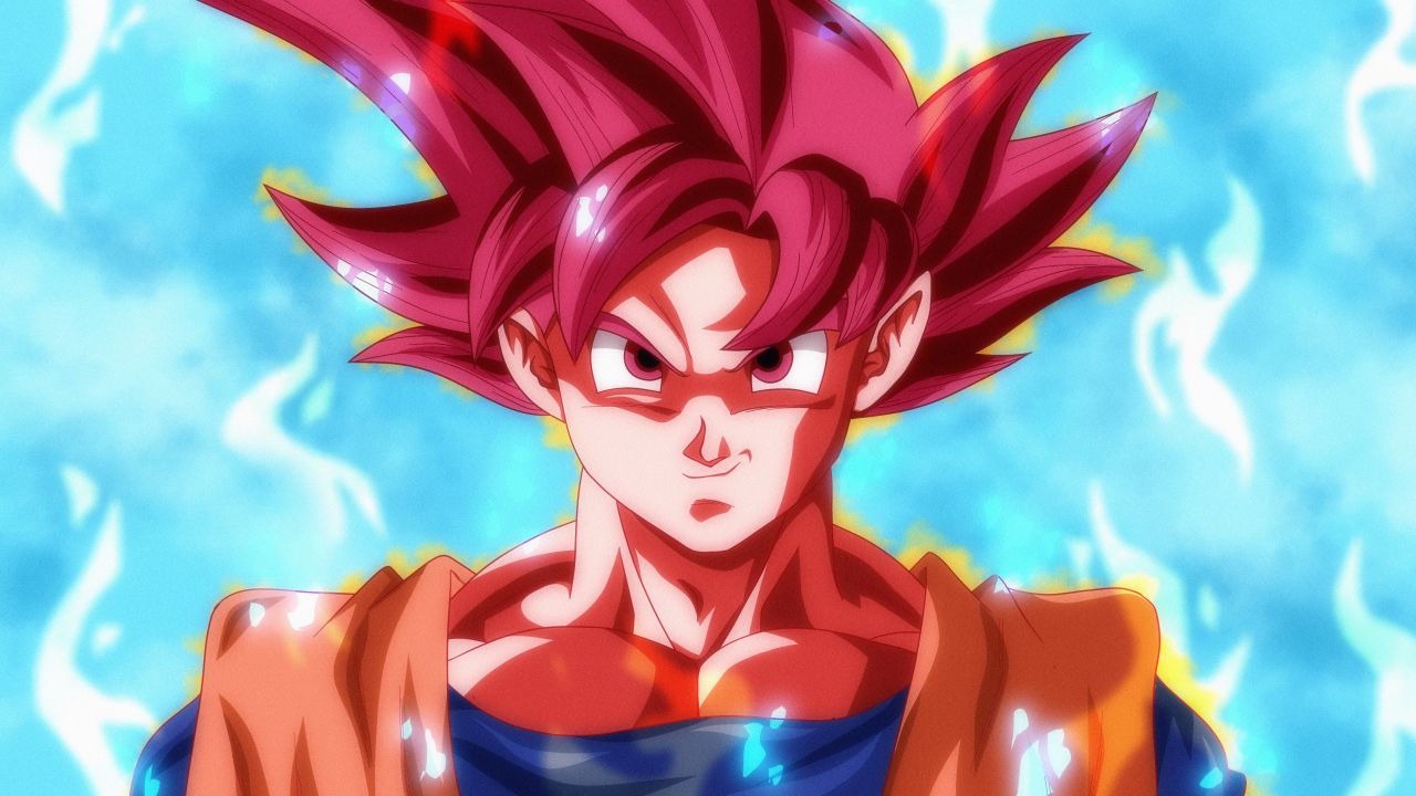 Super Saiyan God Wallpaper 4K, Goku, Dragon Ball Super, 5K, Anime, #5125