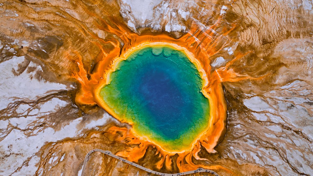 Yellowstone Caldera Wallpaper 4K, Yellowstone National Park