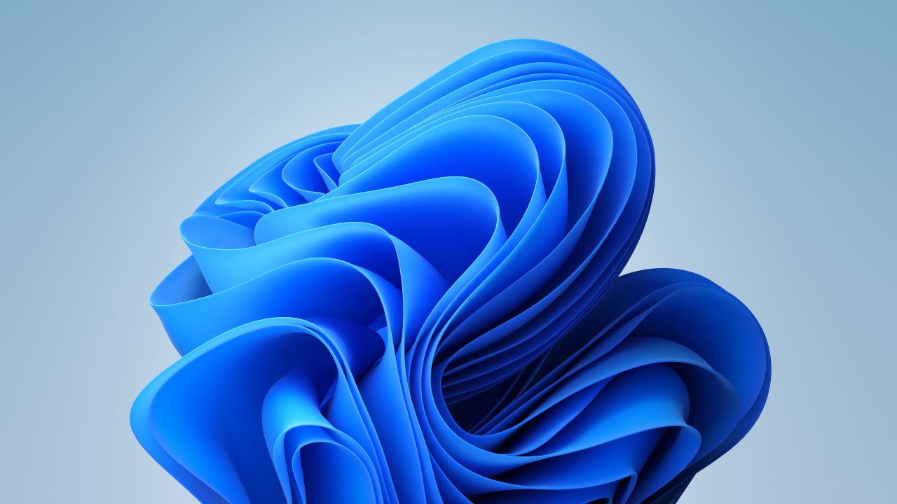 windows 11 blue stock white background light official