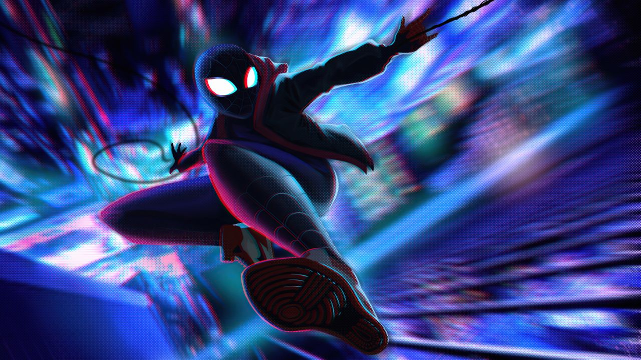 Miles Morales Wallpaper 4K, Illustration, Spider-Man, Marvel