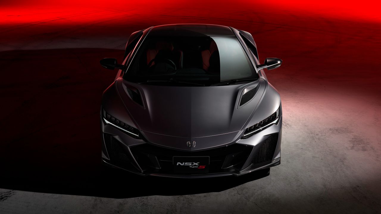 honda nsx type s hybrid supercar sports cars 2022 black