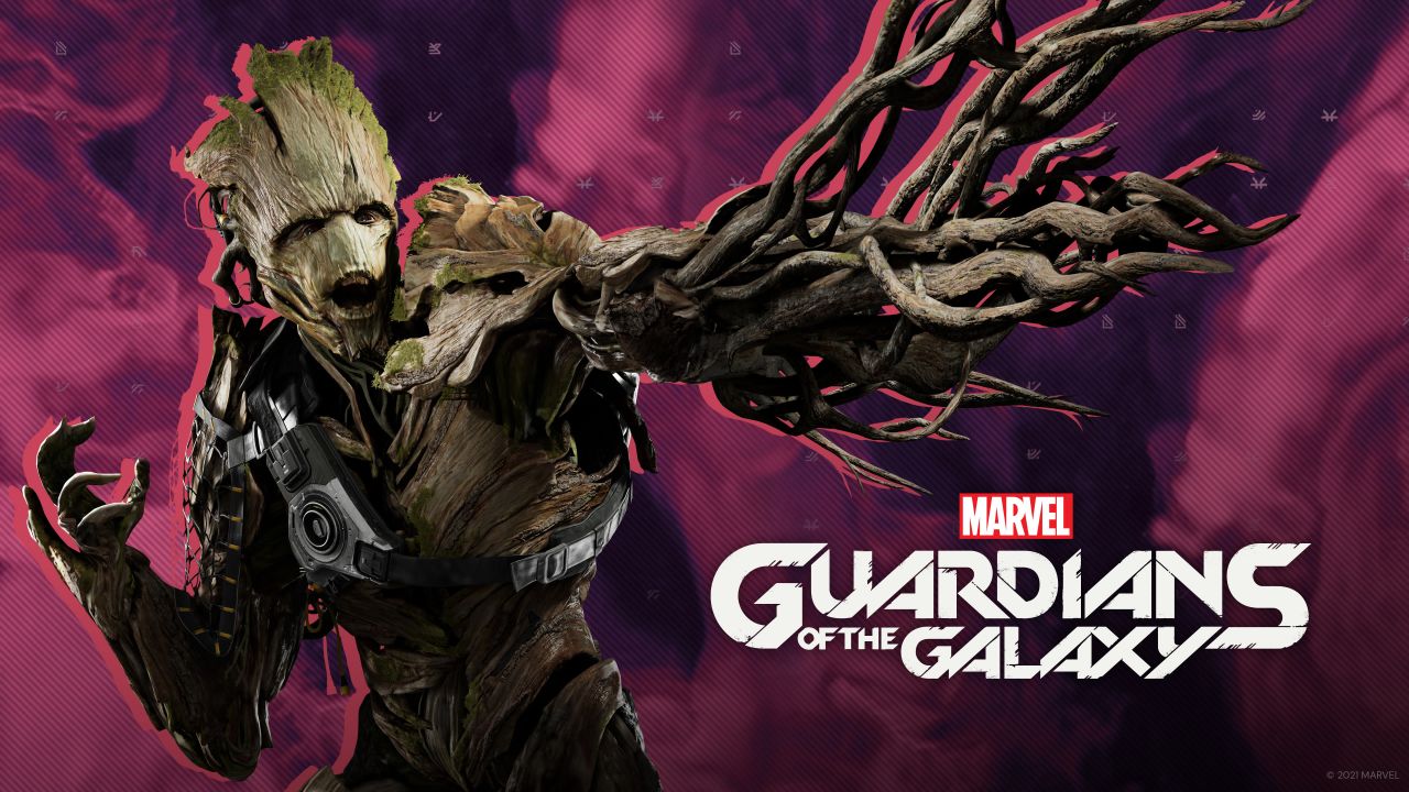 Groot in Marvel's Guardians of the Galaxy Wallpaper 4K