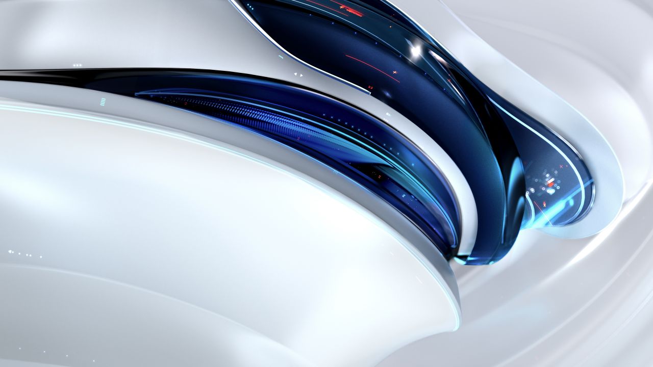 illuminated luxury white background 3d background sci fi