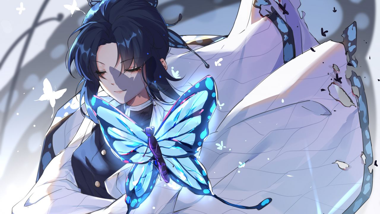 shinobu kocho demon slayer kimetsu no yaiba 5k