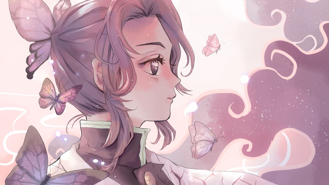 shinobu kocho demon slayer kimetsu no yaiba 5k anime girl