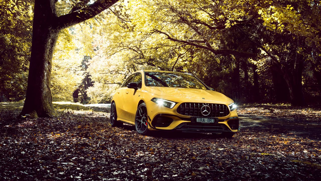 mercedes amg a 45 s 4matic aerodynamic package fall 2020