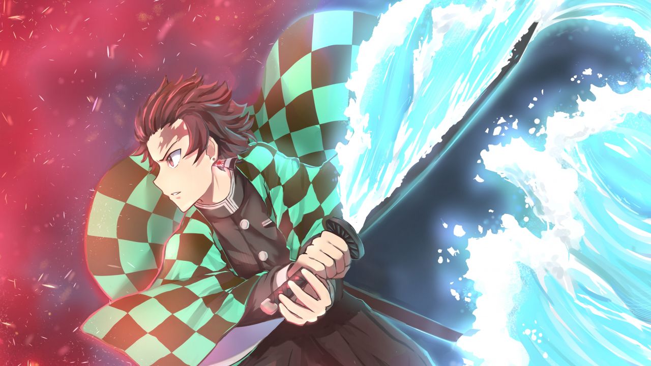 Demon Slayer Tanjiro Kamado Wallpaper 5K