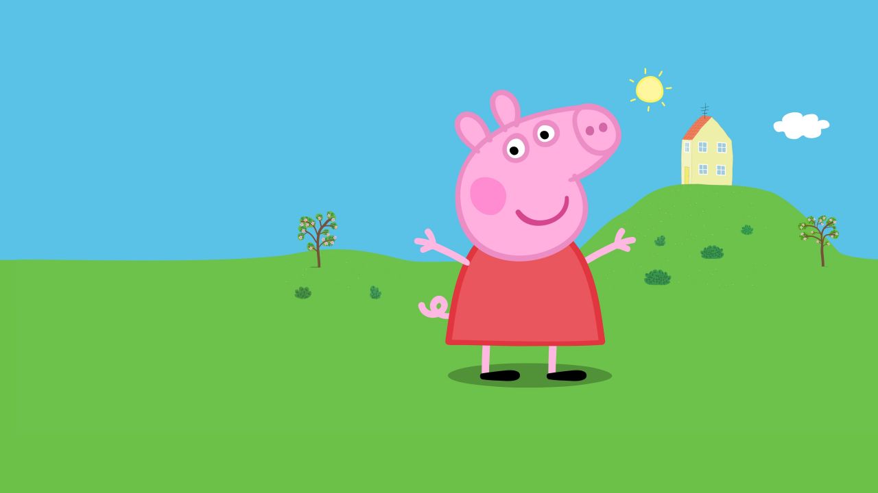 Peppa Pig Wallpaper 4K, My Friend , Nintendo Switch