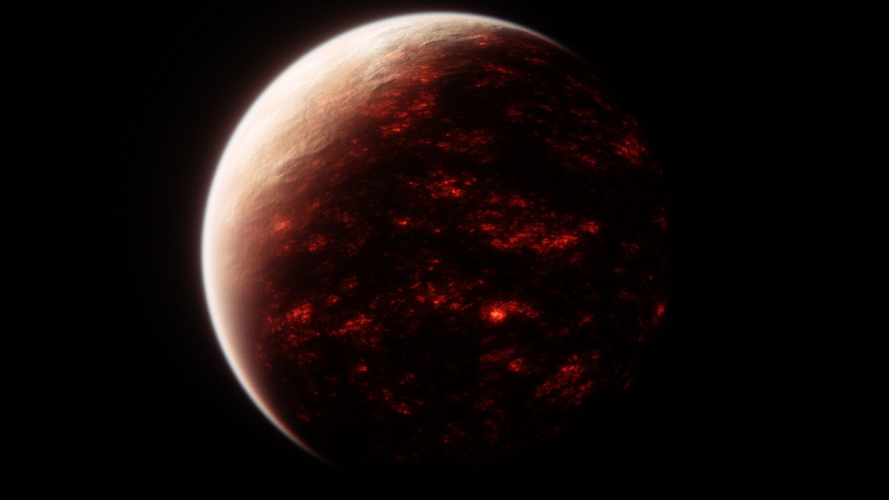 Red planet Wallpaper 4K, Burning, Space exploration, Dark background