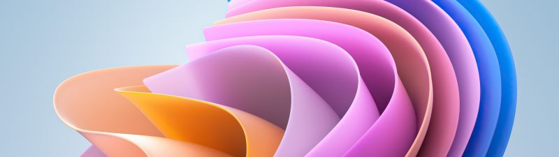 Abstract background, Windows 11 22H2, Stock, Colorful abstract, Aesthetic, Light Mode