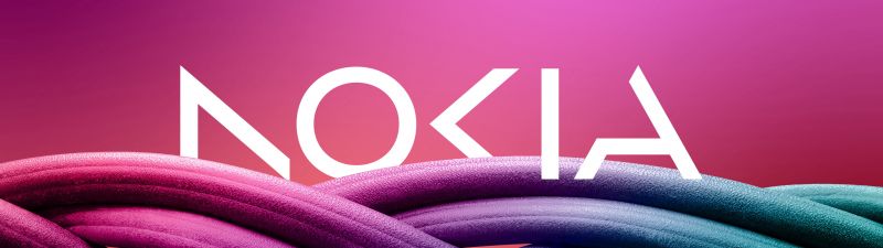 Nokia, Logo, Pink background