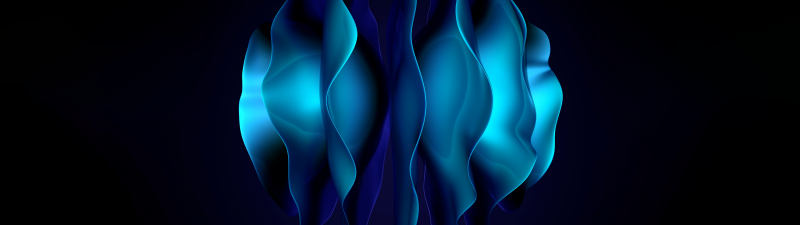 Blue abstract, Huawei Mate X3, Stock, Dark background, Dark aesthetic, 5K