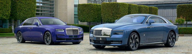 Rolls-Royce Spectre, Rolls-Royce Ghost, 5K, 8K