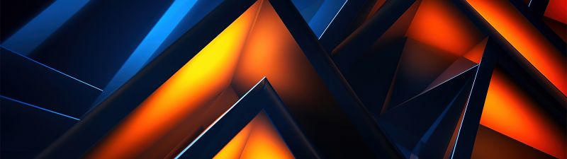 Triangular, Pattern, 3D background, AI art, 5K