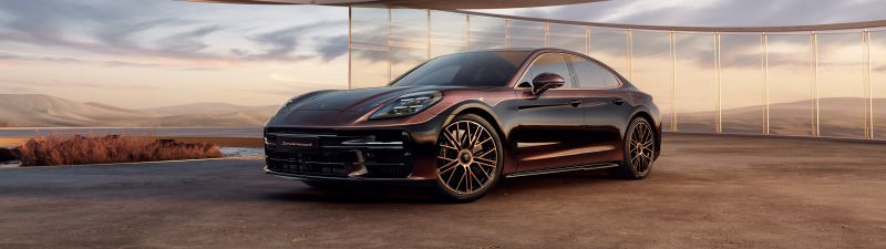 Porsche Panamera Turbo E-Hybrid, 2024, 5K, 8K, Hybrid electric cars