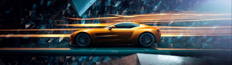 Aston Martin One-77, 5K, Hypercars, CGI