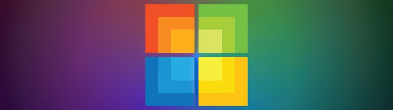 Windows 10, Colorful, Gradient background