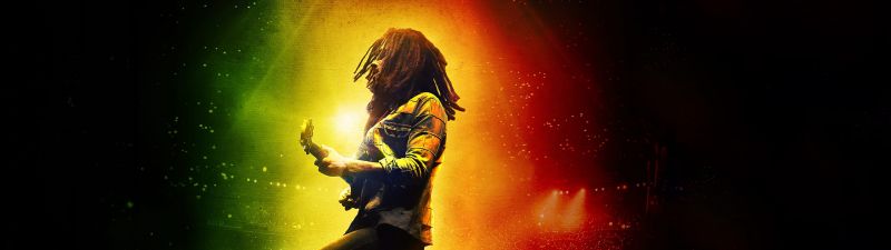Bob Marley: One Love, Movie poster, Kingsley Ben-Adir