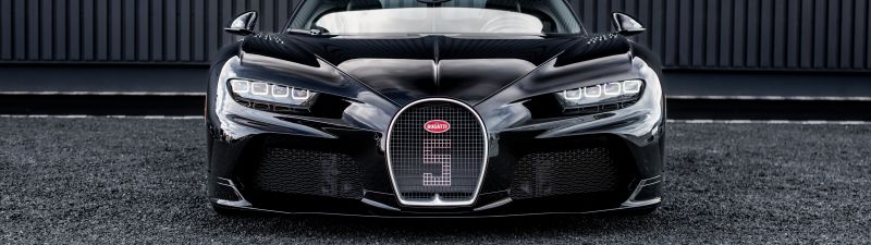 Bugatti Chiron Super Sport, Black cars, 5K, 2024