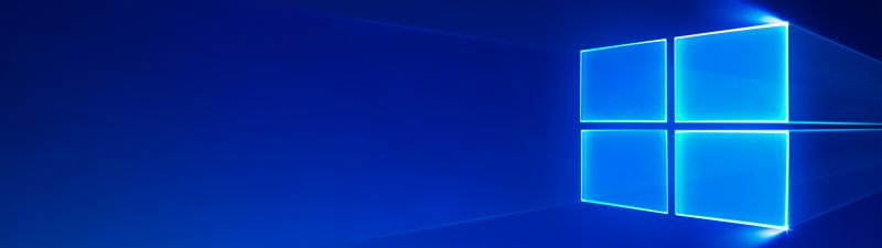 Windows 10, Blue aesthetic, Microsoft Windows, Blue, Glossy, Blue background