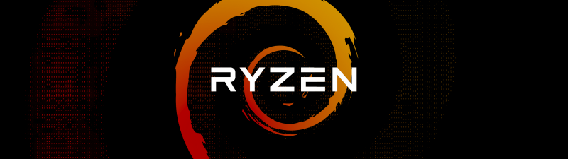 AMD Ryzen, Dark abstract, Black background, Logo, AMOLED, Minimalist