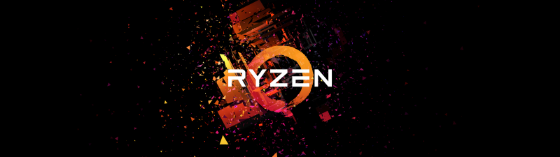 AMD Ryzen, Ultrawide, Minimalist, Black background, AMOLED
