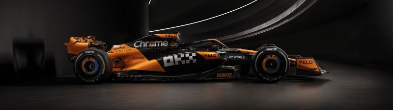 McLaren MCL38, 2024, F1 Cars, Dark background, Formula One cars