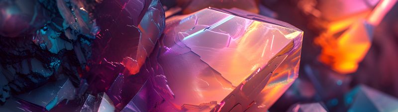 Gemstone, Crystals, Abstract background, 5K, Sparkling