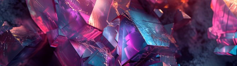 Colorful, Crystals, Abstract background, 5K, Sparkling