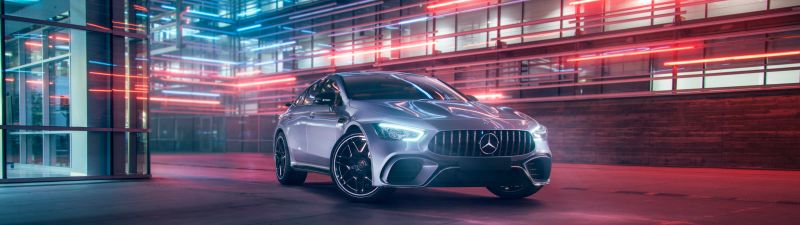 Mercedes-AMG GT4, 8K, 5K, Long exposure