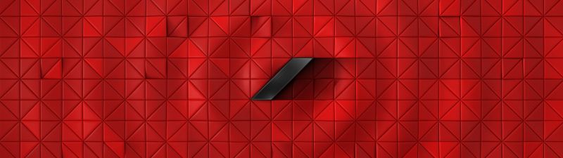 MKBHD, Red background, Grid lines, 5K
