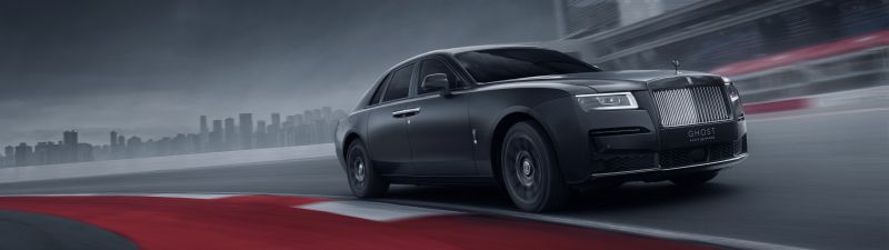 Rolls-Royce Black Badge Ghost, Race track, 5K, 8K