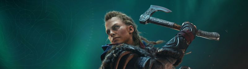 Female Eivor, Viking raider, Assassin's Creed Valhalla, PC Games, PlayStation 4, PlayStation 5, Xbox One, Xbox Series X, 2020 Games